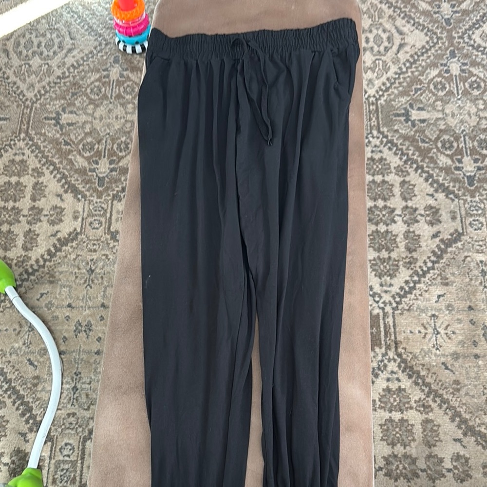 Black Drawstring Pants